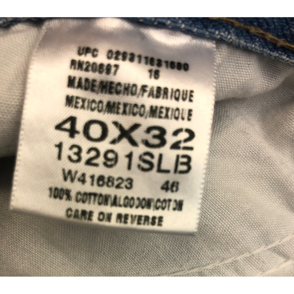 Dickies Men's Jeans Light Wash 40x32 Relaxed Fit Blue Denim Outdoor Workwear - Picture 3 of 10